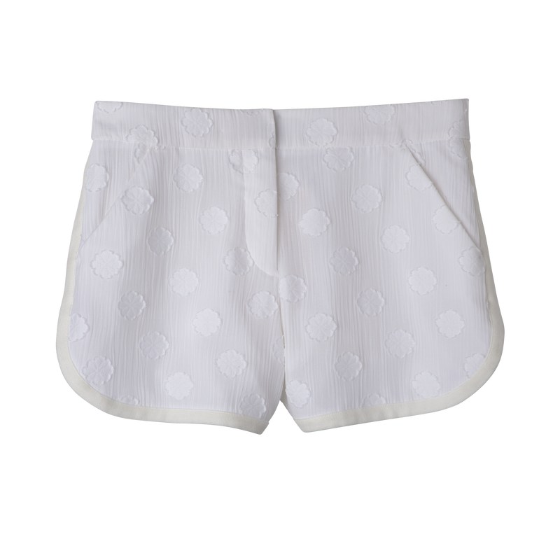 Longchamp Shorts Ecru | 3724CLARJ