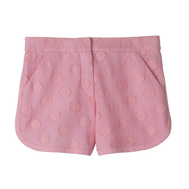 Longchamp Shorts Rosa | 9285QXBHM