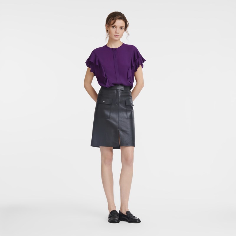 Longchamp Skirt Schwarz | 3862MKOQS