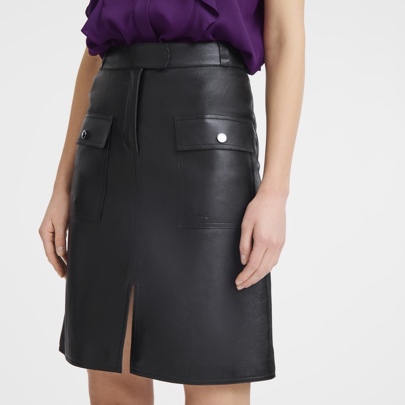 Longchamp Skirt Schwarz | 3862MKOQS