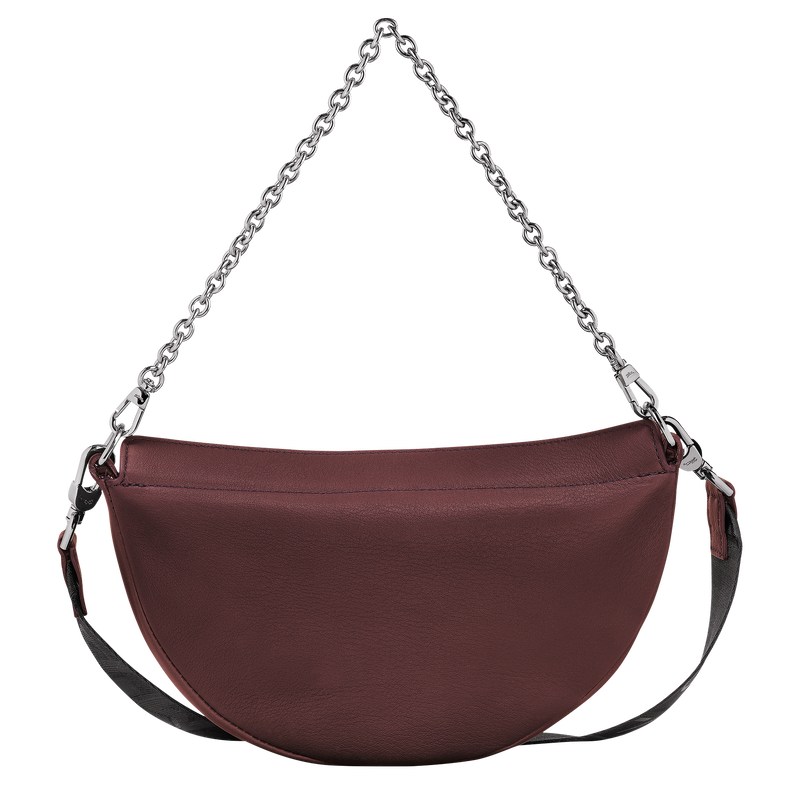 Longchamp Smile S Crossbody Bag Plum | 7649BDMTK