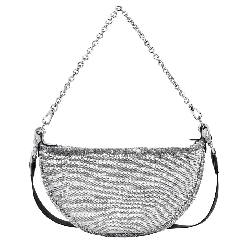 Longchamp Smile S Crossbody Bag Silber | 4873EMKIC