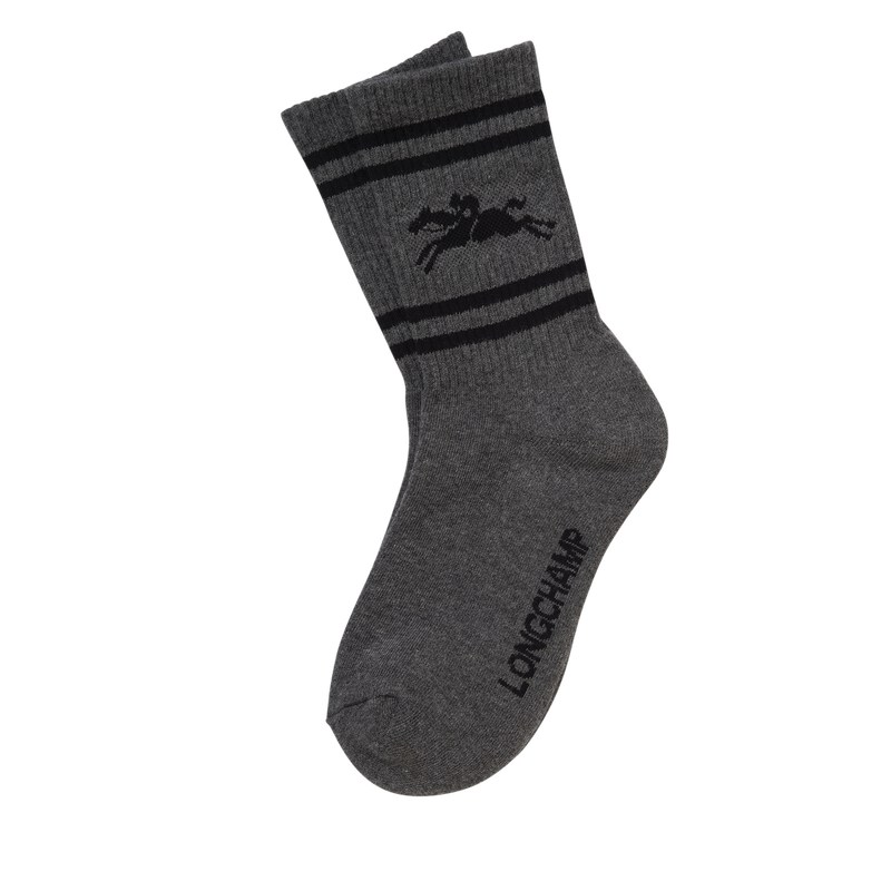 Longchamp Socks Anthracite | 5246LNJEX