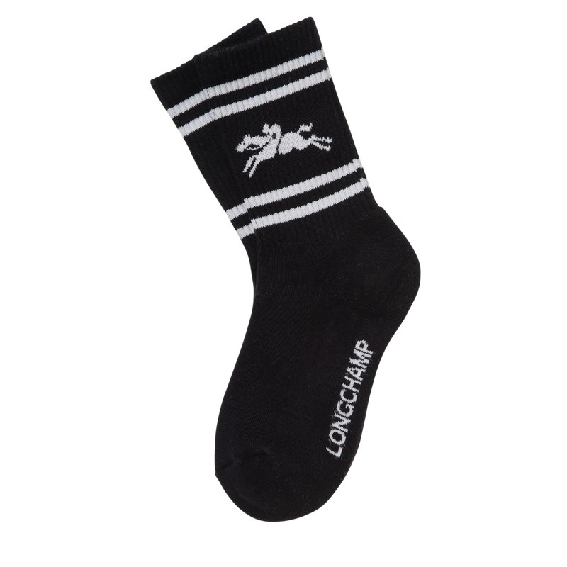 Longchamp Socks Schwarz | 2563JCHPO