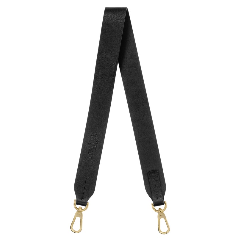 Longchamp Spring/Summer 2024 Collection Shoulder Strap Schwarz | 7013HLWVX