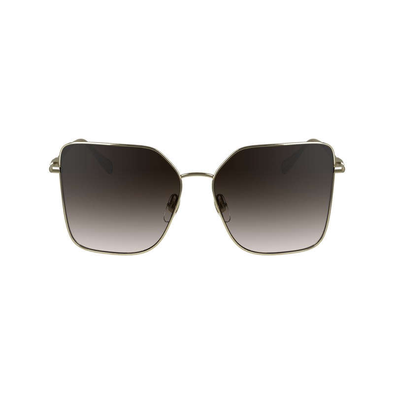 Longchamp Sunglasses Gold Braun | 4587GUKYT