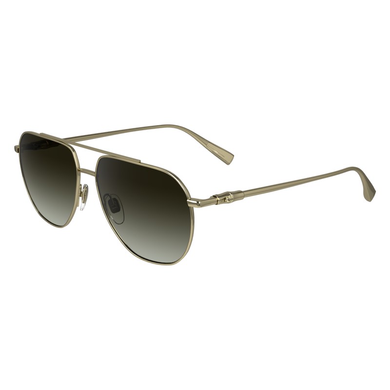 Longchamp Sunglasses Gold Braun | 6540SDCTH