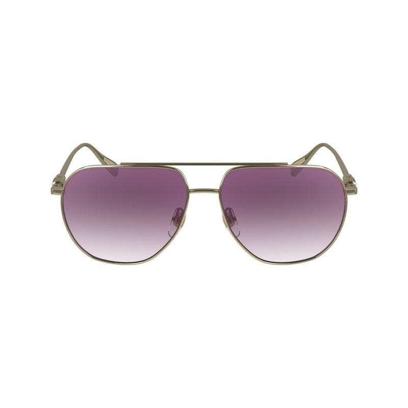 Longchamp Sunglasses Gold Rosa | 6203FLWAZ