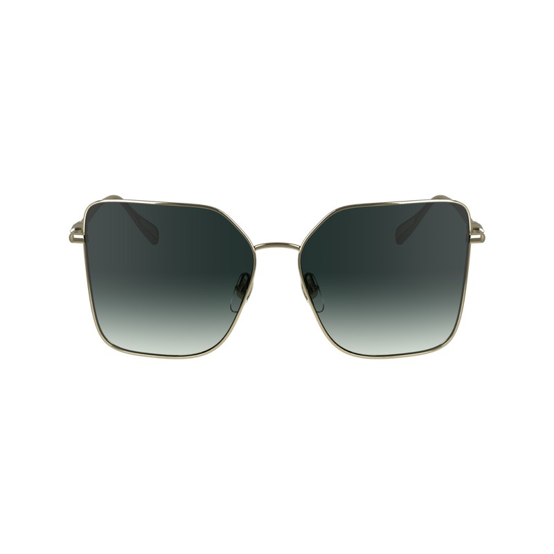 Longchamp Sunglasses Gold | 0927VTEPO