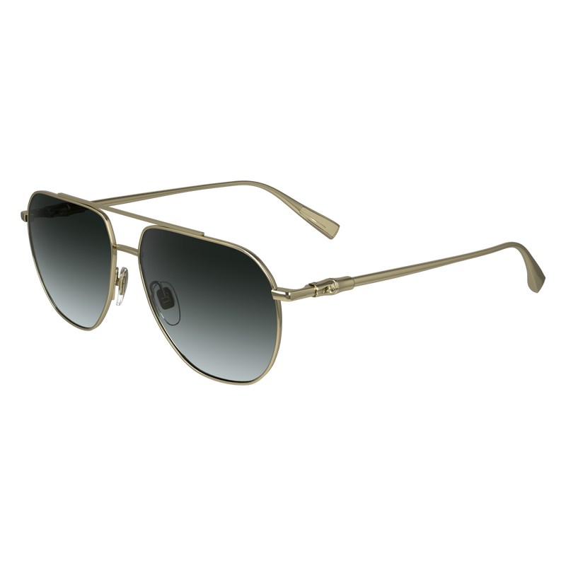 Longchamp Sunglasses Gold | 7861KVQUS