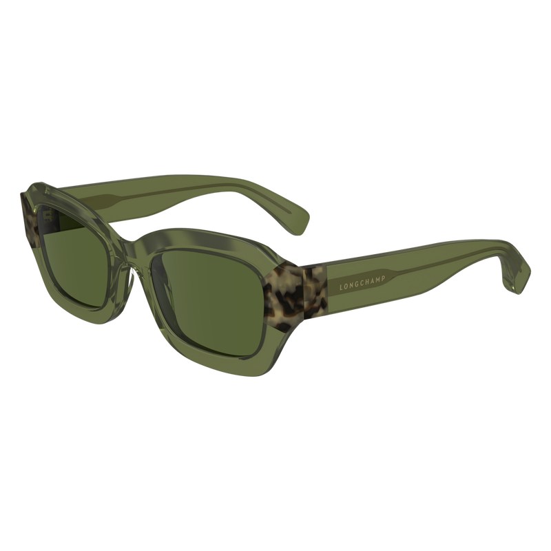 Longchamp Sunglasses Khaki | 7345MVWBA