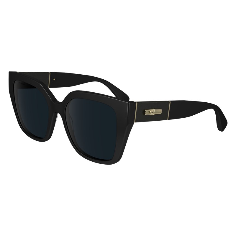 Longchamp Sunglasses Schwarz | 0129QATDX