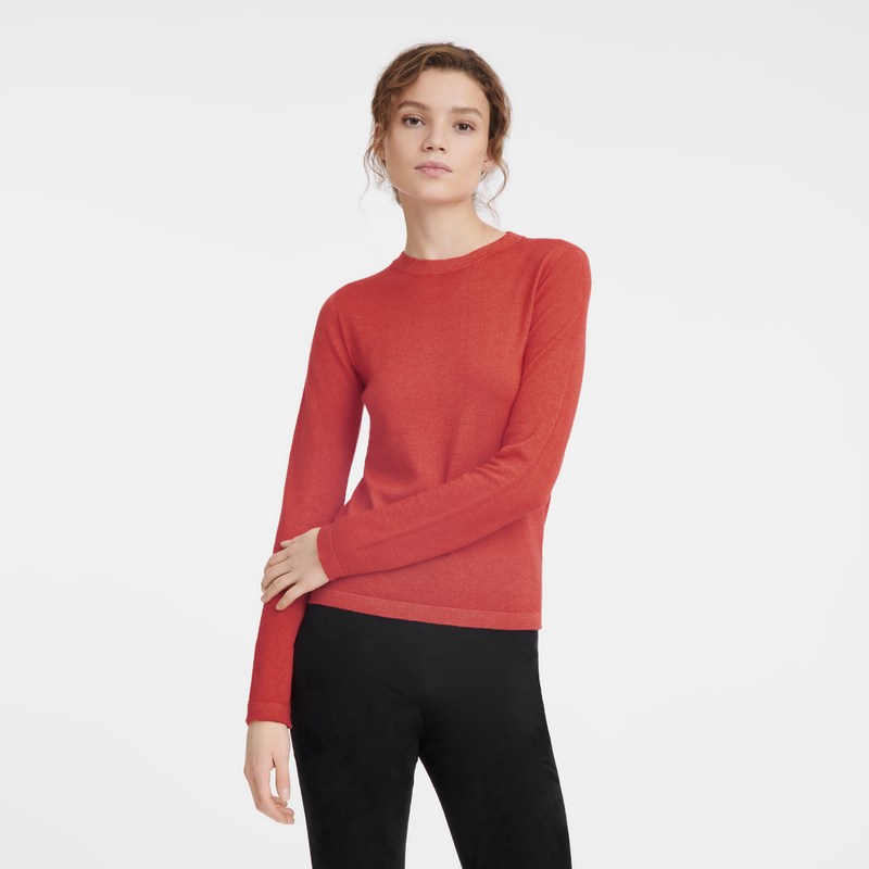 Longchamp Sweater Strawberry | 0679LZXVJ