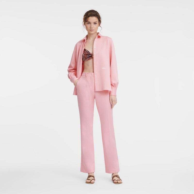 Longchamp Trousers Rosa | 2107IEUTW