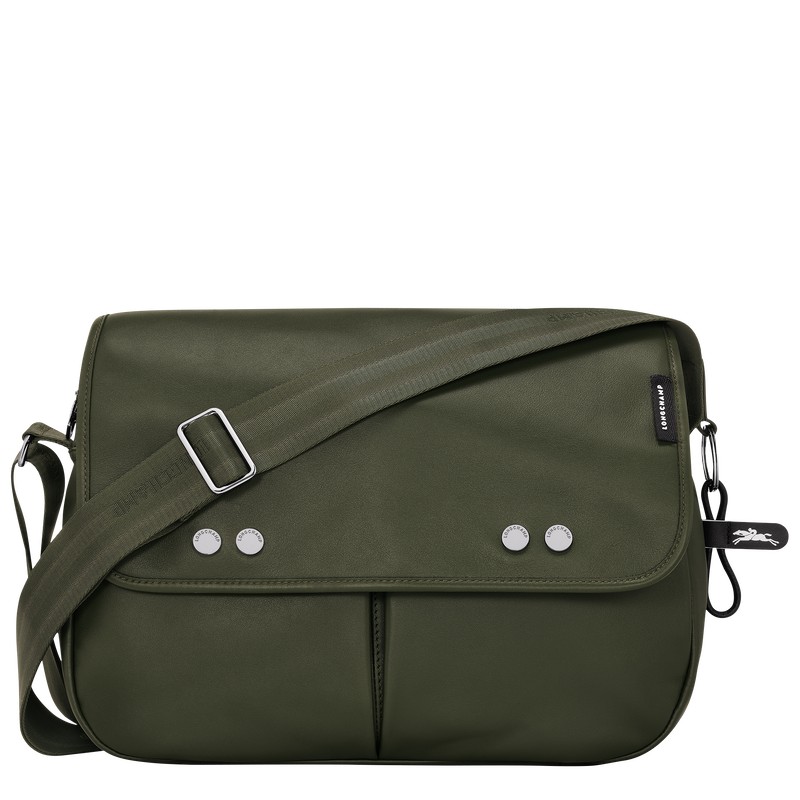 Longchamp Très Paris M Crossbody Bag Khaki | 4612HBCVE