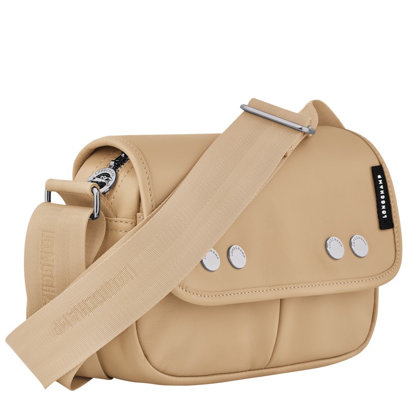 Longchamp Très Paris S Crossbody Bag Beige | 8419OQWHY