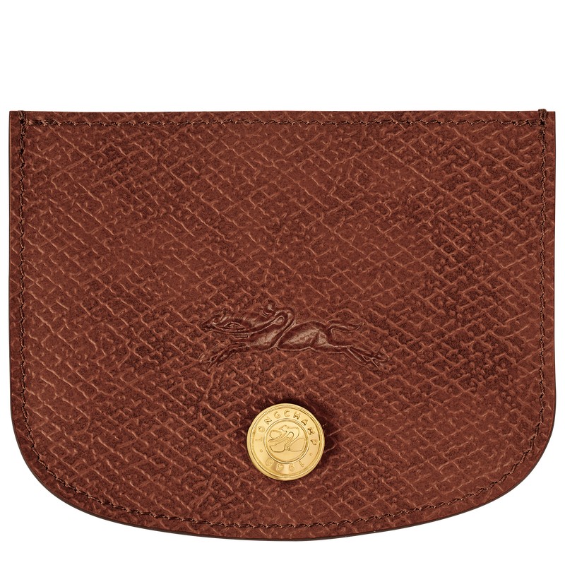 Longchamp Épure Card Holder Braun | 2736RSWZK