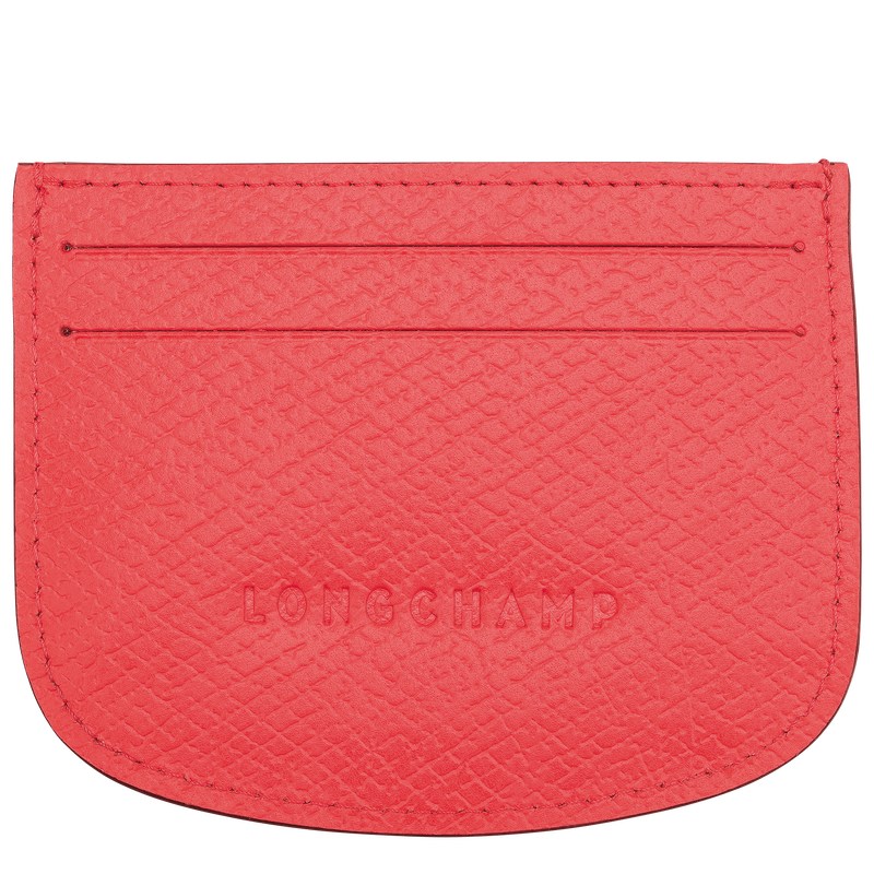 Longchamp Épure Card Holder Strawberry | 2395YMOWU