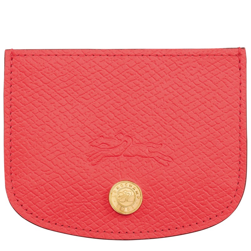 Longchamp Épure Card Holder Strawberry | 3612FHBZV