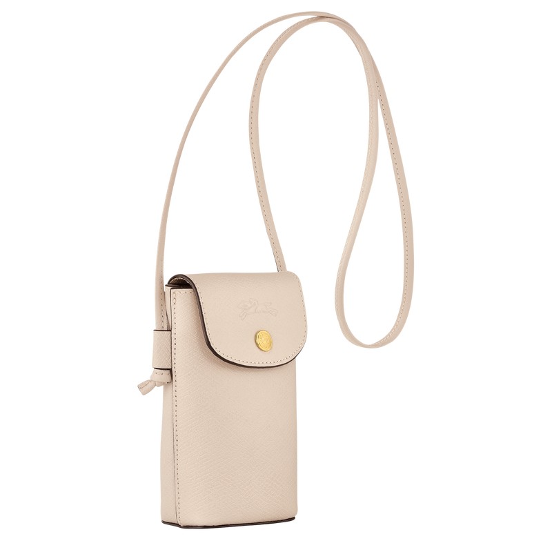 Longchamp Épure Phone Case With Leather Lace Paper | 6402DZNJY