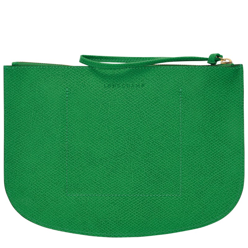 Longchamp Épure Pouch Grün | 6851ATPGK